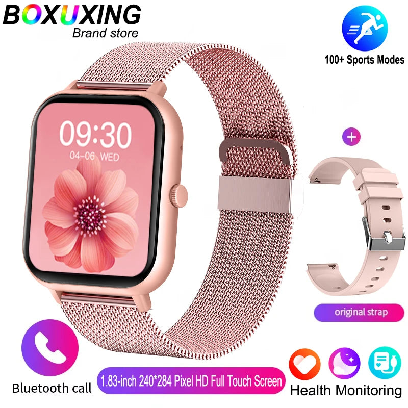 2025 New Smart Watch Men Bluetooth Call Fitness Tracker Heart Rate IP68 Waterproof Smart Watch Men Women For Xiaomi iOS Android