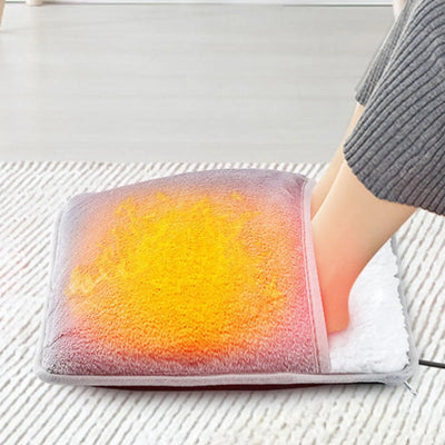 Home Electric Heated Foot Warmers Quick Soft Cover Heating Pad USB Charging Foot Warmer Heater Improve Sleeping Foot Warming Mat