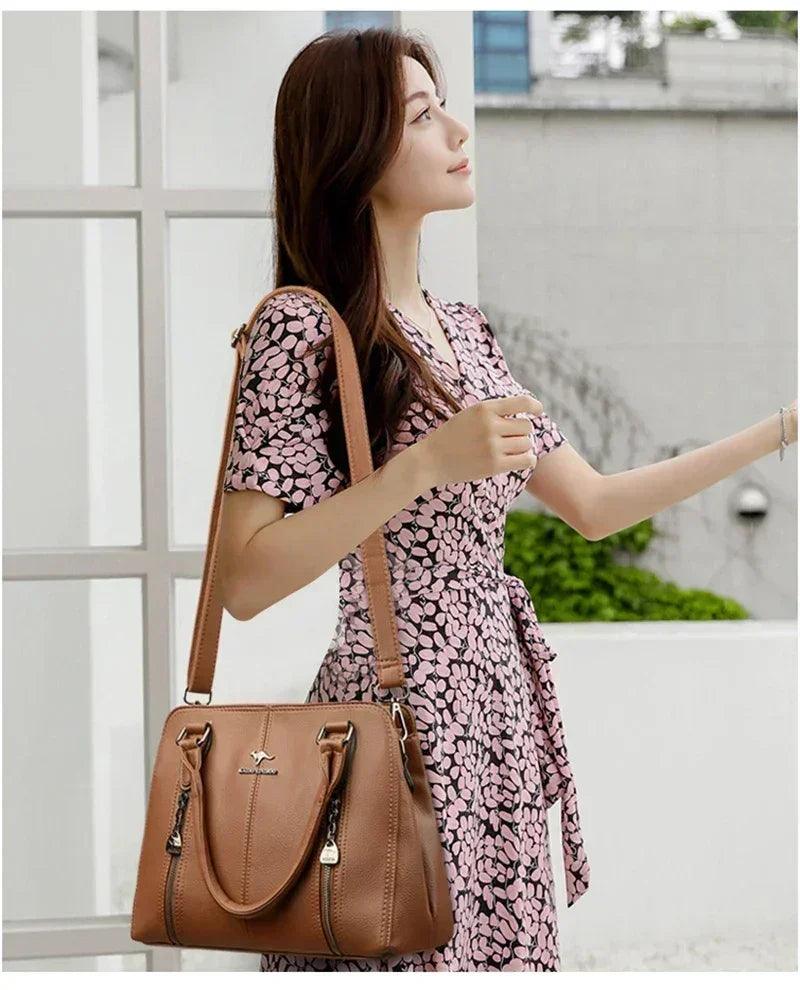 Luxury handbags woman bags designer big shoulder for women’s 2024 trendy large capacity ladies leather hand casual tote