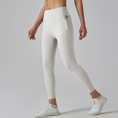 Women Leggings With Pockets Tummy Control