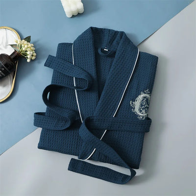 Top Quality Autumn Winter Bathrobes Couple Towel Terry Cotton Robe Men's