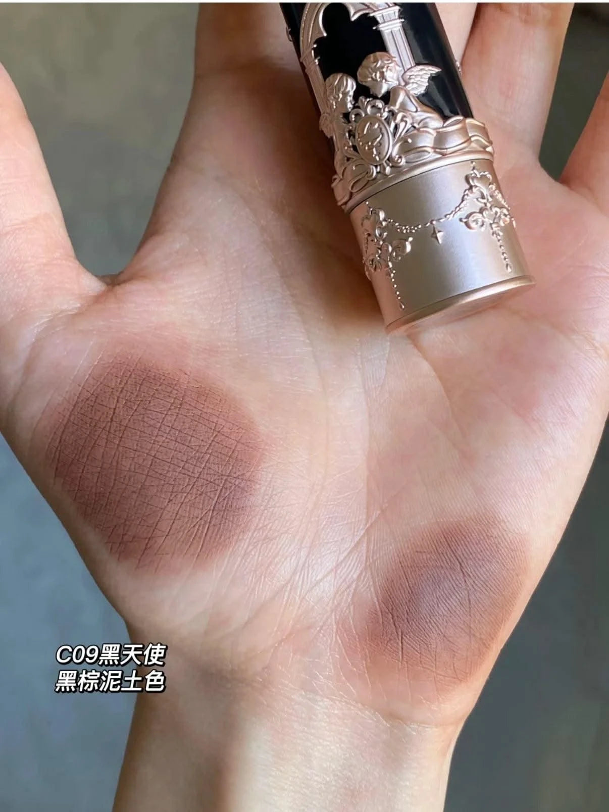 Beauty Glazed  Mirror Flower Lip Gloss  Lipstick Strawberry Rococo Collection Little Angel Lip Cream Lipstick 3.5g