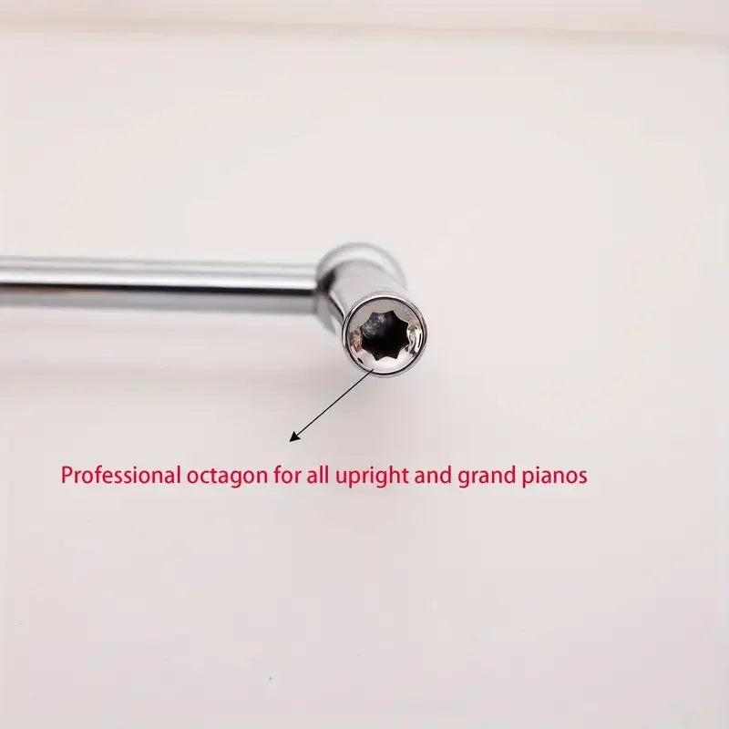 Professional Piano Tuning Kit Portable Piano Tuner Tuner with Tuning Hammer and Silence Kit for All Upright and Grand Pianos