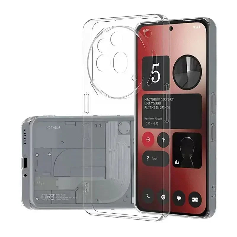 Simple Slim Soft TPU Clear Transparent Phone Cases For Nothing Phone 3A Pro Case Phone3APro 3APro 5G Cover Fundas Capa 3 A Coque