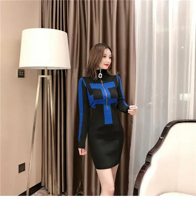 Korean Style Dresses For Women Knitted Woman Dress 2024 Crochet Clothes One-piece Luxury Cheap Casual New In Offer Chic Elegant