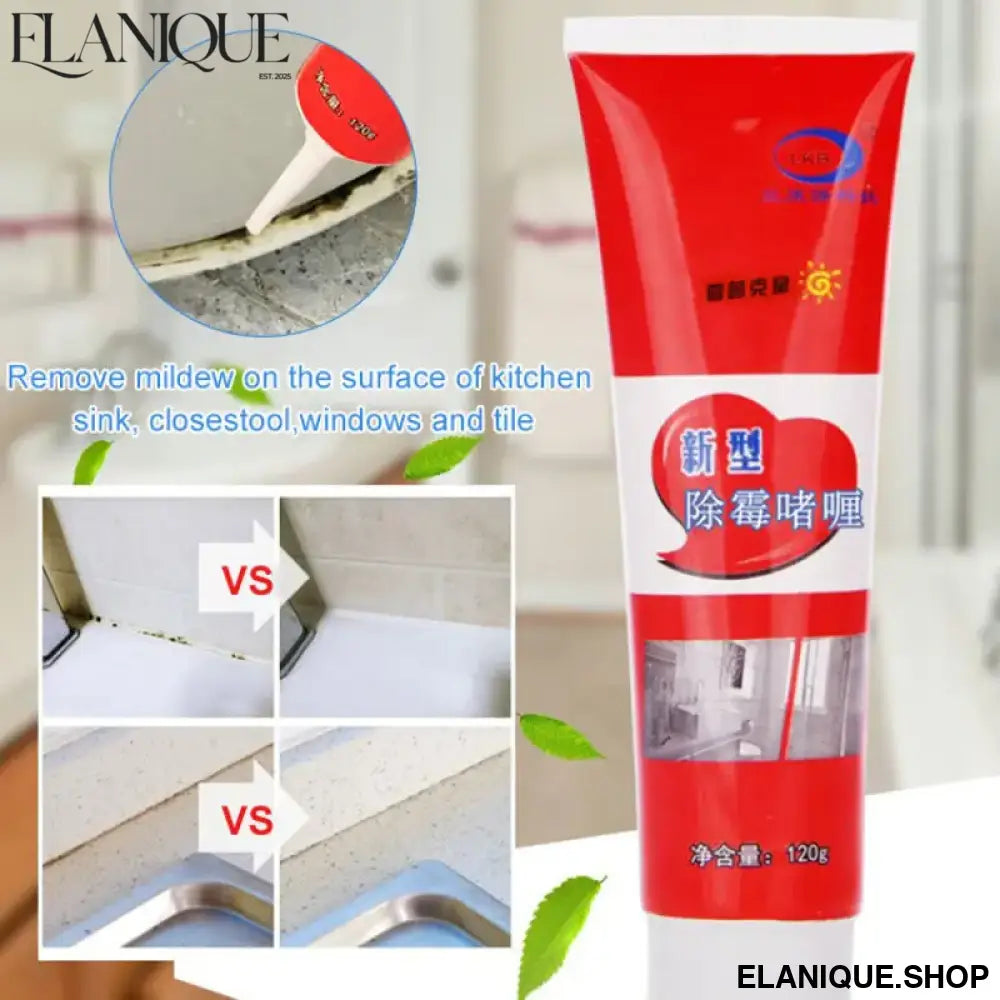 Multi-effect Mold Remover Strong Effective Mold Removal Gel No Scrubbing for Bathroom Kitchen Refrigerator Washing Machine Seal