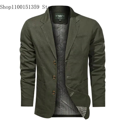 2025 Spring Autumn Blazers Men Fashion Slim Casual Business Handsome Suits Brand Men's Blazers Tops