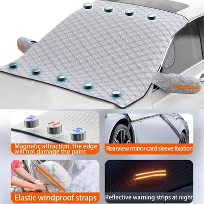 Car snow shield Front windshield frost shield Winter window frost shield winter snow shield snow blanket