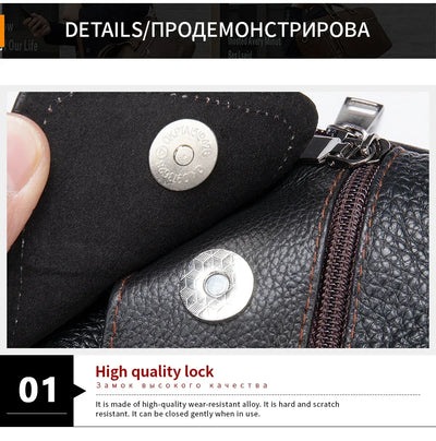 Shoulder Bag for Men Black Phone Bags Small Belt Bags Men Waist Pack Casual Messenger Bags