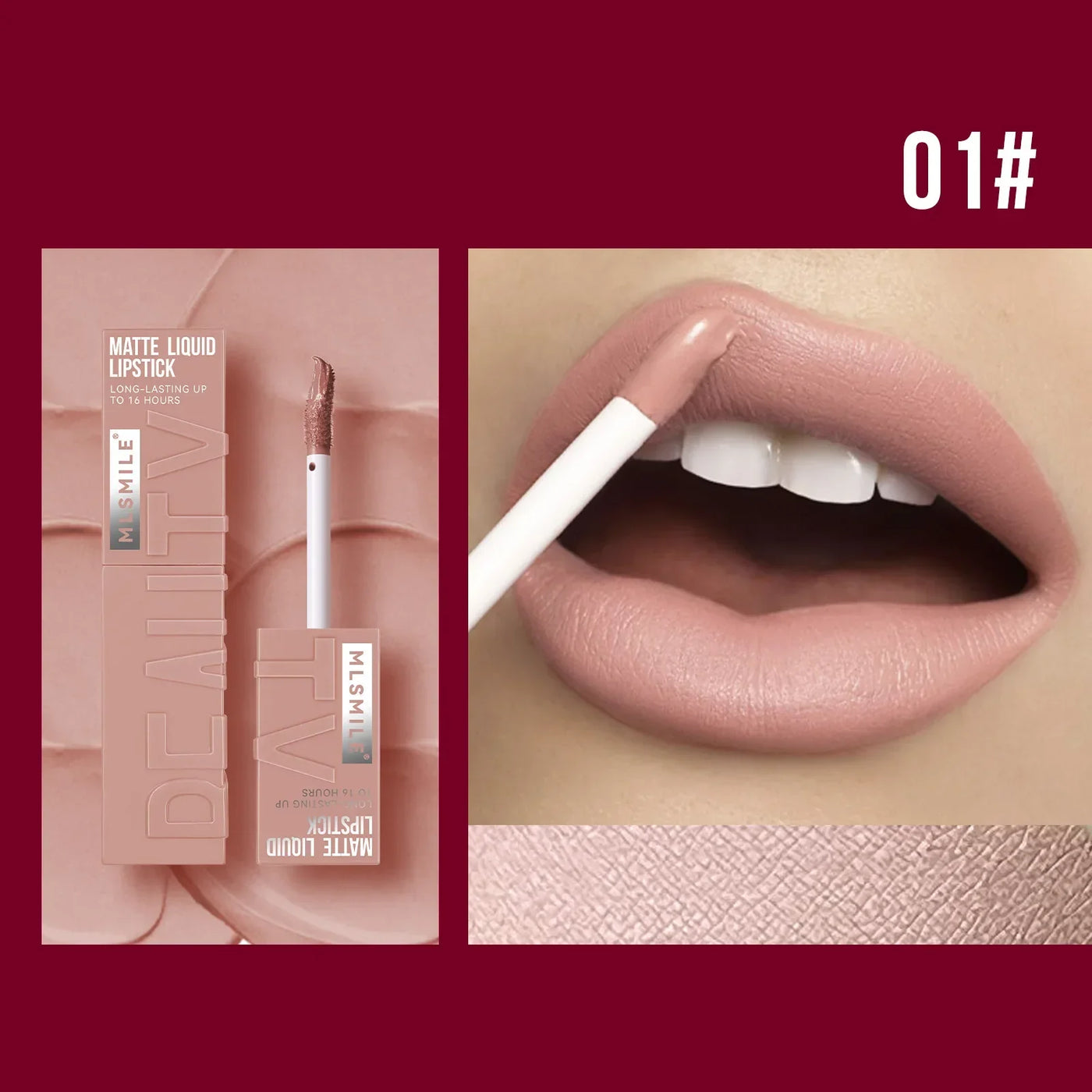 Matte Ink Liquid Lipstick Long Lasting Velvet Nude Lip Gloss Non-stick Cup Waterproof Lips Tint Waterproof Make Up