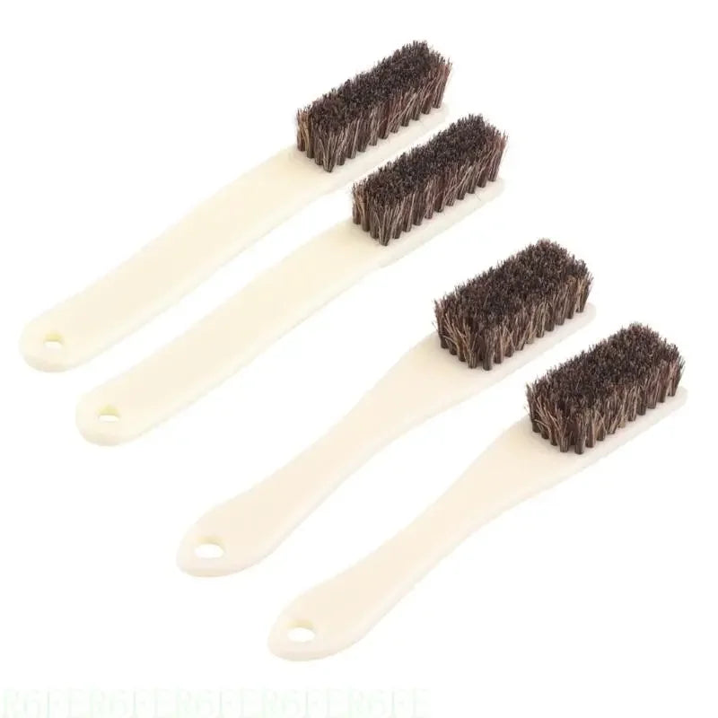 652F 2pcs Rock Climbing Chalk Brush Firm Bouldering Chalk Brush with Thick Hair Bristles Bouldering Cleaner Tool Accessory