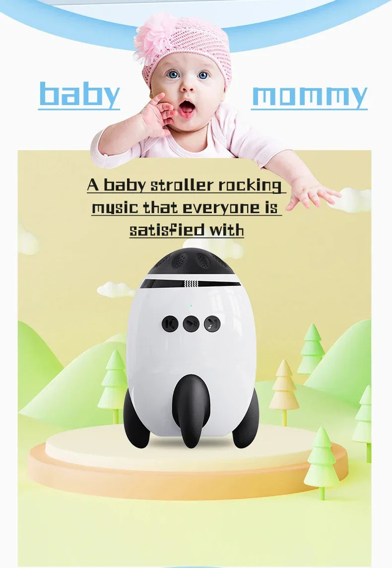 Portable Baby Stroller Rocker Accessories Automatic Infant Swing Sleep Soother with White Noise Baby Shaker Sleep Aid Device