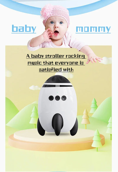 Portable Baby Stroller Rocker Accessories Automatic Infant Swing Sleep Soother with White Noise Baby Shaker Sleep Aid Device