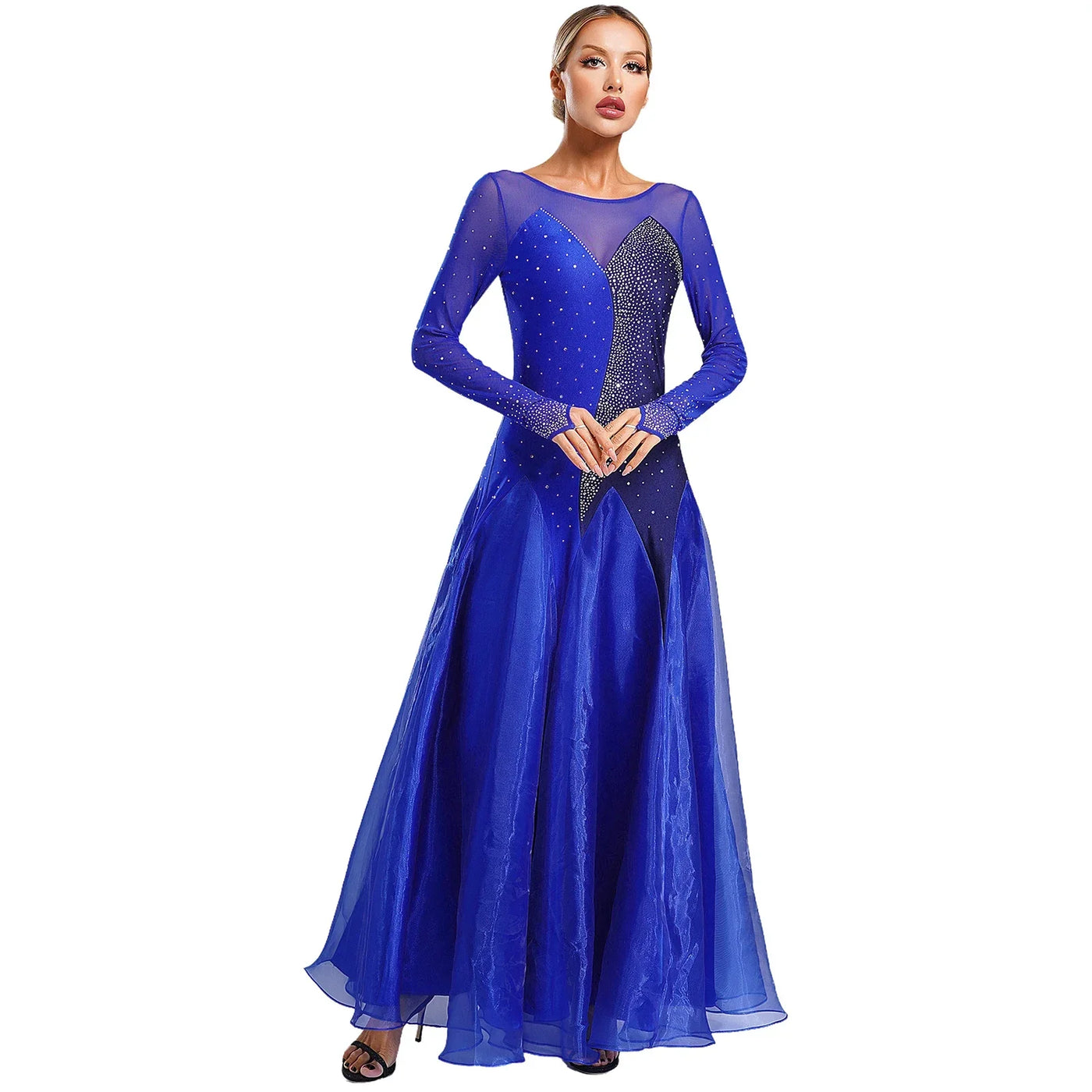 Waltz Ballroom Competition Dress Women Evening Gowns Concert Outifts Modern Tango Standard Dance Performance Stage Costume