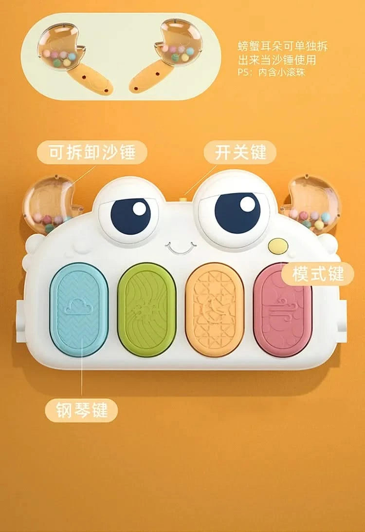 Baby Toys Musical Play Mats Piano Gym Newborn Toys Tummy Time Mat Baby Teether & Padded For Toddlers Early Learning Education