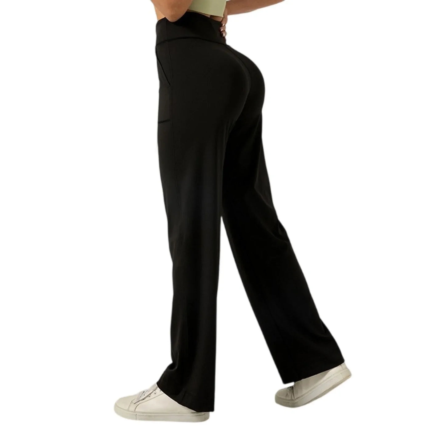 Women's Yoga Wide Leg Pants With Pockets