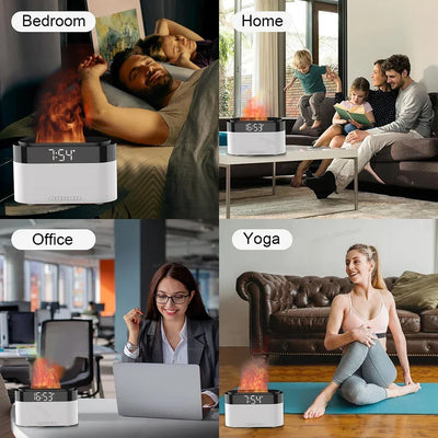 Air Humidifier Essential Oils Diffuser for Home Room Fragrance Diffuser with Remote Control Timer and Clock Aroma Air Humidifier