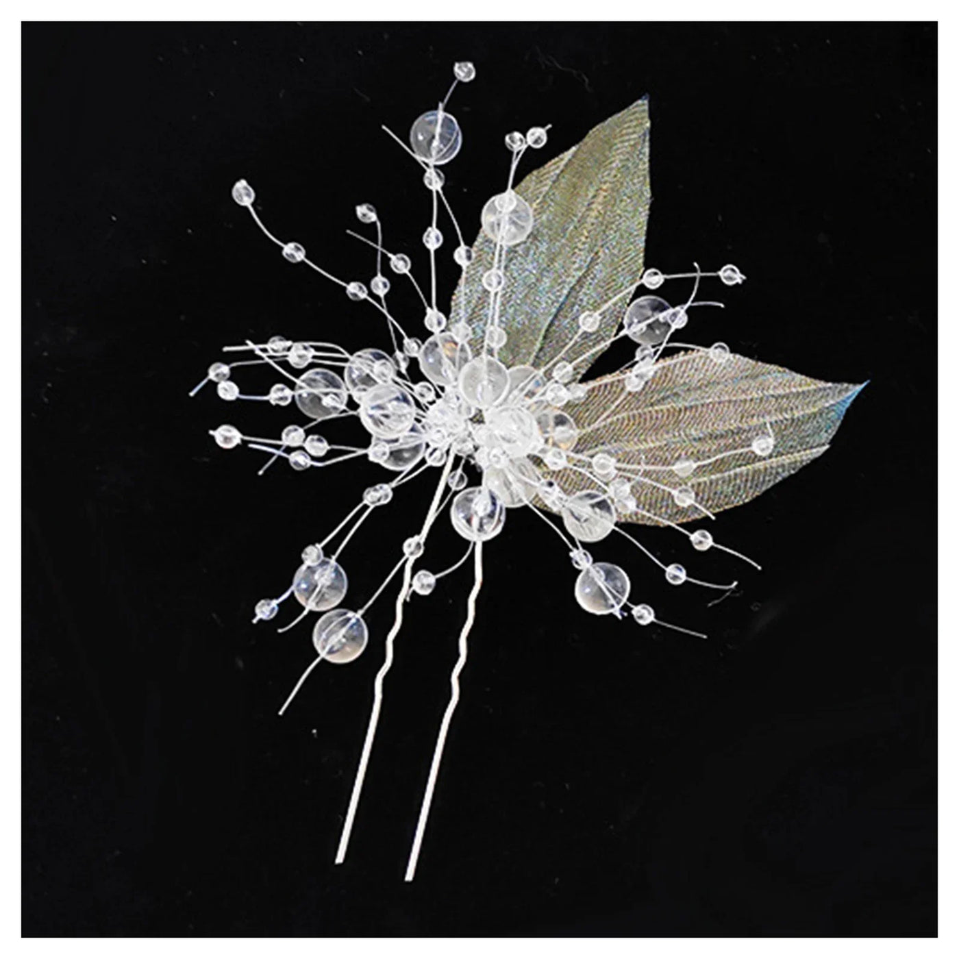 Fashion Crystal Wedding Hairpin Hair Accessories U-shaped Hairpins Bridal Hair Jewelry Rhinestone Women Hair Clips Headpieces