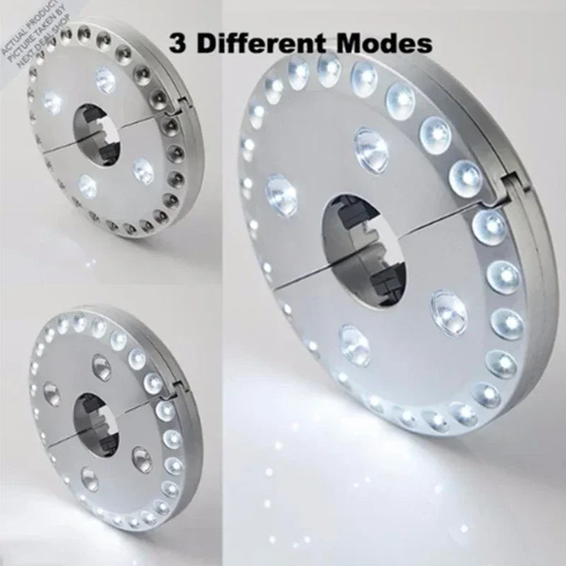 1PC Led Super Bright Patio LED Umbrella Light Outdoor Portable Camping Tent Light Lamp With Hook Garden Lantern Dropshipping