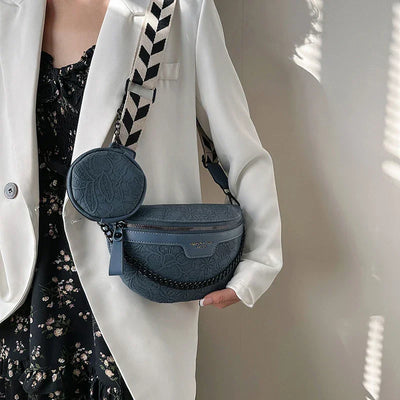 Designer Woman Chest Pack Retro Embroidery Belt Bag Coin Purse Luxury Lady Waist Bag Fashion Brand Shoulder Crossbody Chest Bags