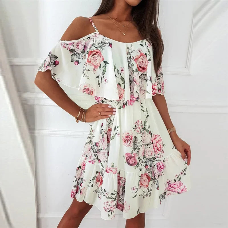Slip Maternity Dress Women Summer Floral Thin Chiffon knee-Length es Pregnancy Female Belly Pregnant Beach