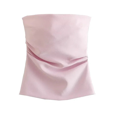 TRAF Pink Top For Women