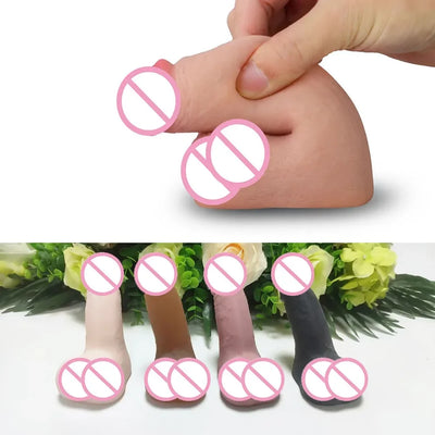 Ftm Packer Ultra Soft Realistic Short Small Dildo Dress Male Genitalia Transgender STP Prosthetics Penis