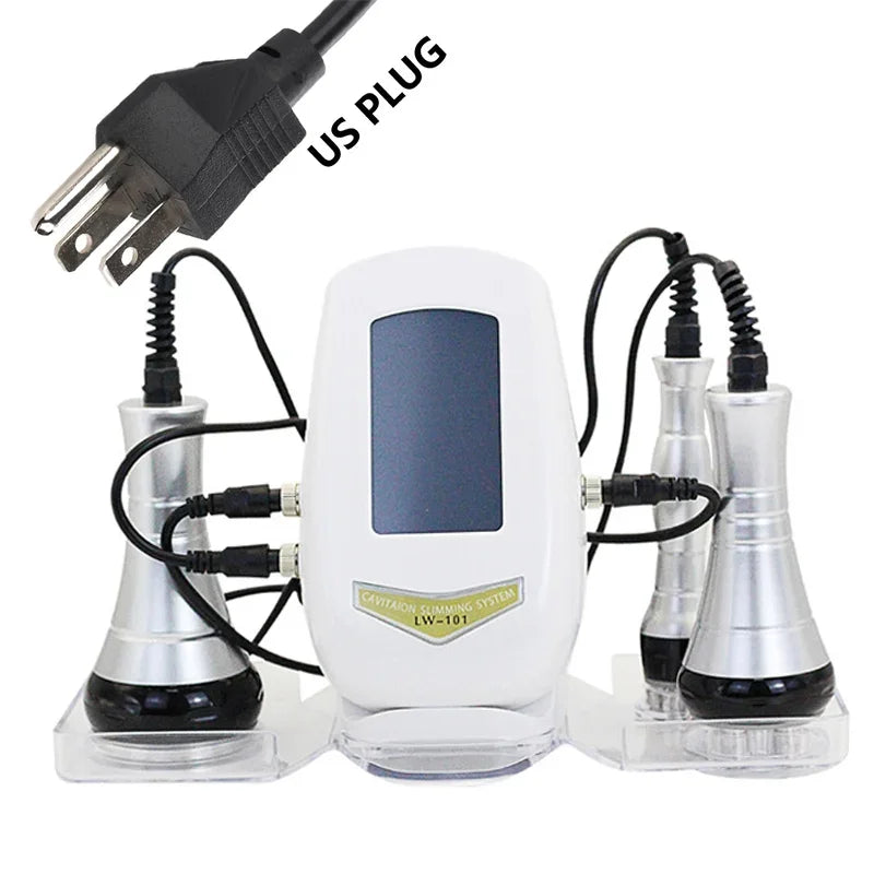 40K Ultrasonic Cavitation RF Slimming Machine 3 In 1 RF Skin Care Tighten Anti-wrinkle Body Weight Loss Device