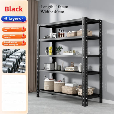 Shelves Home Shelves Living Room Multi-layer Balcony Living Room Kitchen Iron Shelves