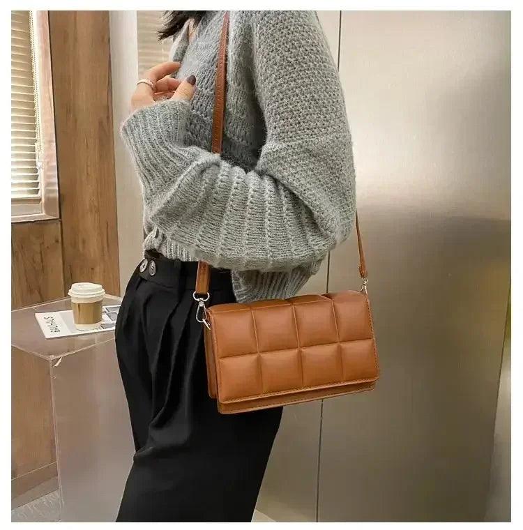 Fashion brand designer women shoulder bag small pu leather female crossbody trend classic handle handbag