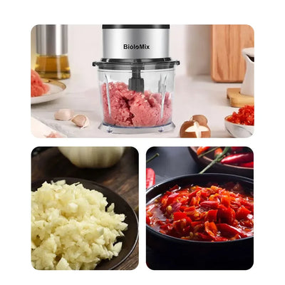 High Speed Multi Function 500W Food Processor Meat Grinder Portable Personal Mini Blender Mixer Juicer Dry Grinder 800ml Chopper