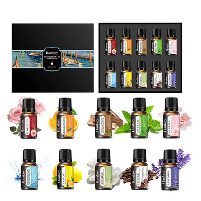 Aromatherapy Essential Oil Set Diffuser Essential Oil Car Air Freshener Scent Perfume Natural Plant Lavender Aroma Diffuser DIY