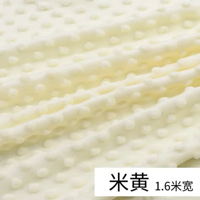 3D Velvet Fabric Short Fleece Autumn and Winter Warm Comfort Blanket Bedding Baby Handmade DIY by Half Meter