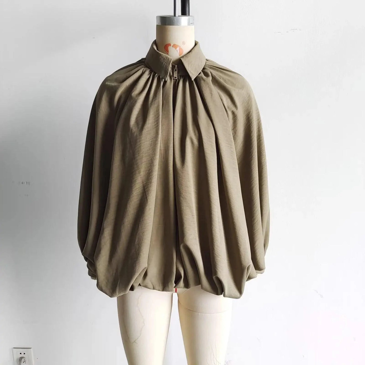 Fashion Bomber Jackets Coats For Women Turn-down Collar