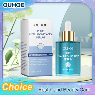 Hyaluronic Acid Serum Shrink Pores Fade Fine Lines Remove Dark Spot Improve Dry Moisturizing Lightening Repairing Facial Essence