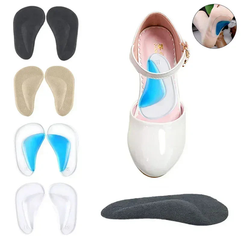Kids orthopedic insoles for children shoes inserts baby plantar fasciitis flat feet arch support orthotic silicone gel