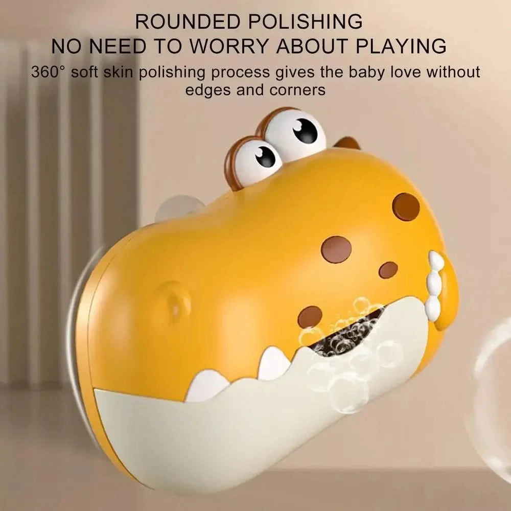 Baby Bath Toys for Kids Music Dinosaur Bubble Machine Bath Toys Bathtub Soap Automatic Bubble Maker Toys Baby Bathroom Toy Gift