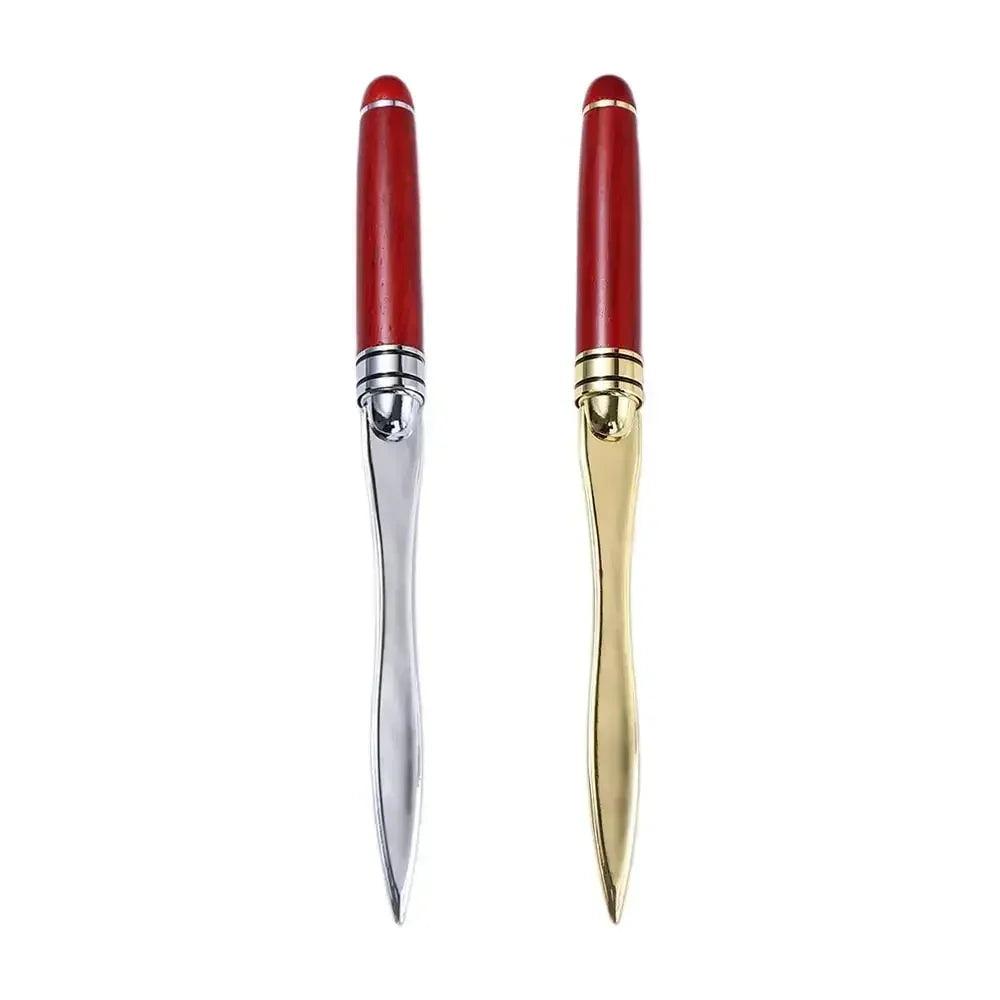 Supplies wooden handle office school student stationery letter opener express cut paper tool envelopes
