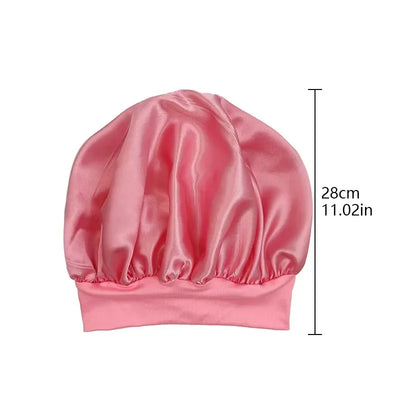 Satin Bonnet Hair Bonnet for Sleeping,Silk Bonnets for Black Women with Elastic Soft Band for Hair Care
