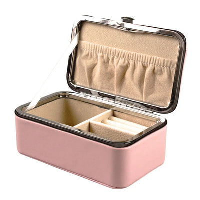 Portable Jewelry Box Travel Cases Organizers for Women Jewlery Necklace Ring Jewlery Organizer Storage Container for Traveling