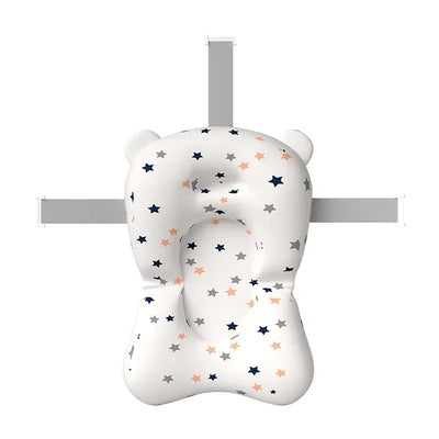 Baby Bath Support Pad Foldable Floating Seat Adjustable Newborn Bathing Cushion Infant Safety Net Hammock