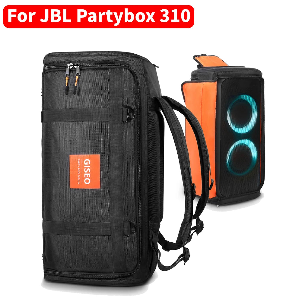 Speaker Storage Bag for JBL Partybox 310/110 Large Capacity Travel Carrying Case Foldable Speaker Box Breathable for Partybox310