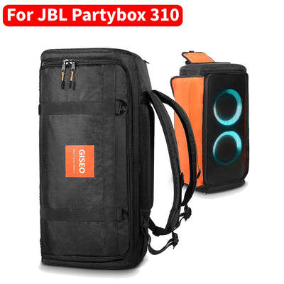 Speaker Storage Bag for JBL Partybox 310/110 Large Capacity Travel Carrying Case Foldable Speaker Box Breathable for Partybox310