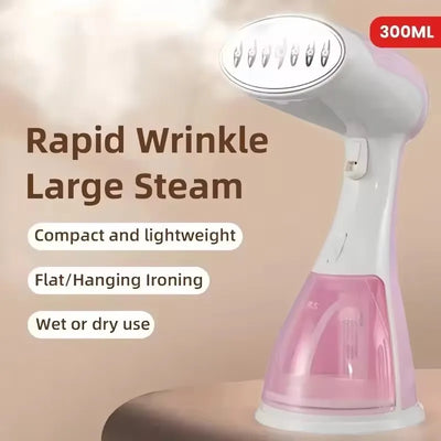 Handheld Garment Steamer 1500W Electric Household Fabric Steam Iron 300ml Portable Vertical Fast-Heat For Clothes Ironing
