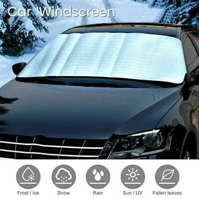Car Windscreen Windshield Frost Cover Winter Resistant Ice Snow Shield Front Protector Car Shade Cover For Front Windshield