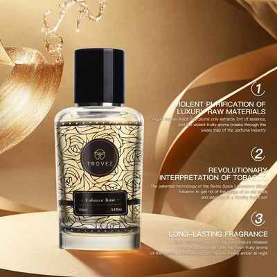 TROVEZ Tobacco Rose 100ml Perfume Long-lasting Fragrance Rich Unisex Perfume Scent Gifts Aroma Body Spray Perfumes for Men Women