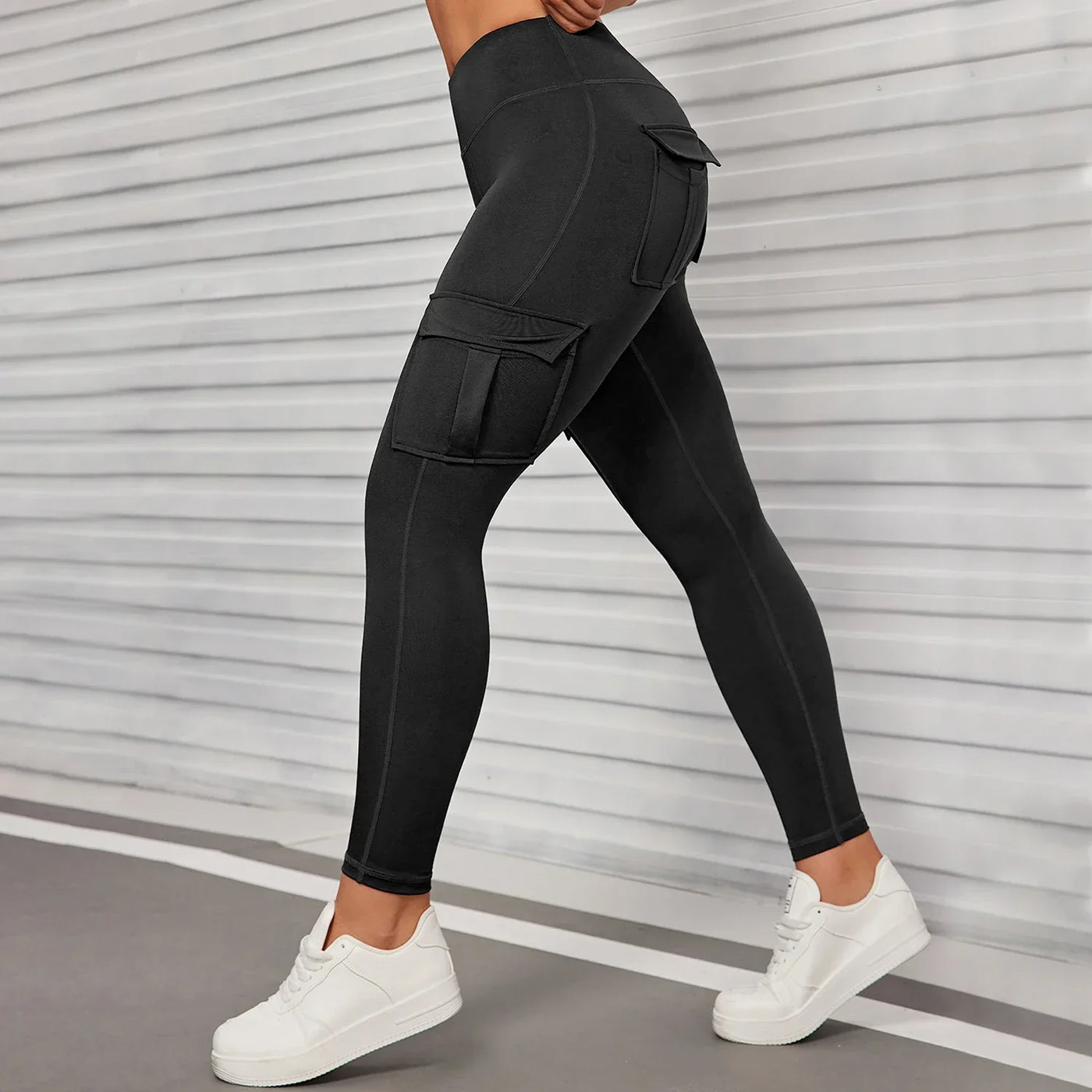Pockets High Waist Hip Lifting Women Leg gings Activewear