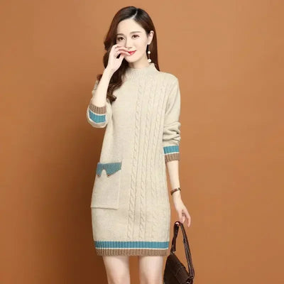 Woman Knitted Dress Bodycon Crochet Dresses for Women Cheap Casual Thic X Elegant Luxury Long Sleeve Aesthetic Sensual Sexy Xxl