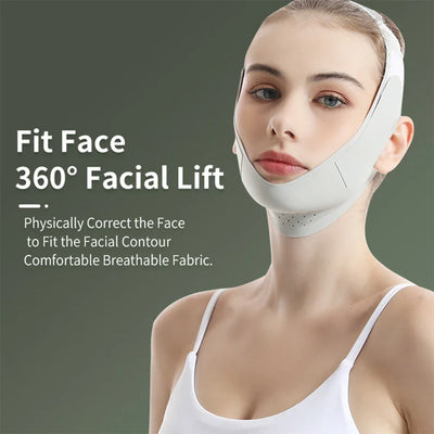 Reusable Face Slimming Bandage V Line Face Shaper Women Chin Cheek Lift Up Belt Facial Massage Strap Face Skin Care Beauty Tools