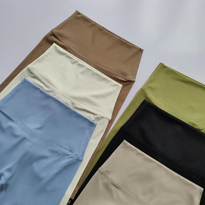 Women's Biker Shorts, High Waist Workout Shorts with Cooling Technology, Seamless Yoga Shorts for Gym & Cycling